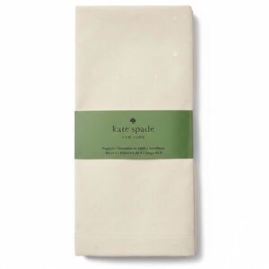 Kate Spade Dot Napkins Set of 4 Cream Ivory